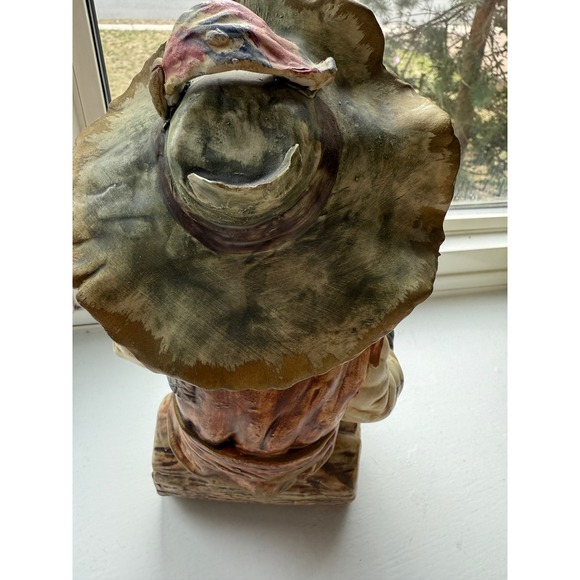 Vintage Italian Boy Accordion Figurine Porcelain Hand Painted Musical Cherub - Picture 5 of 12